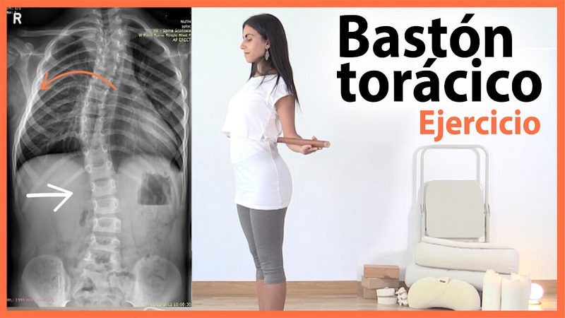 Postura de Yoga: Bastón Torácico